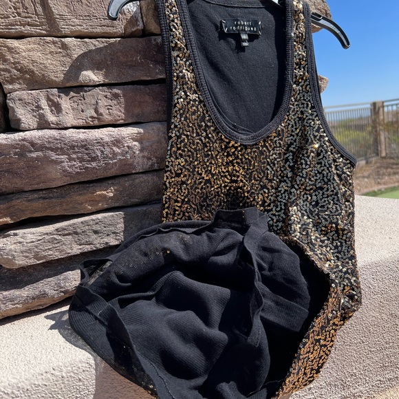 Robert Rodriguez gold sequence top size small - Picture 14 of 17